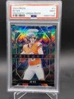 2024 Panini Prizm Bo Nix Prizmatic RC Green Rookie #11 Broncos PSA 9