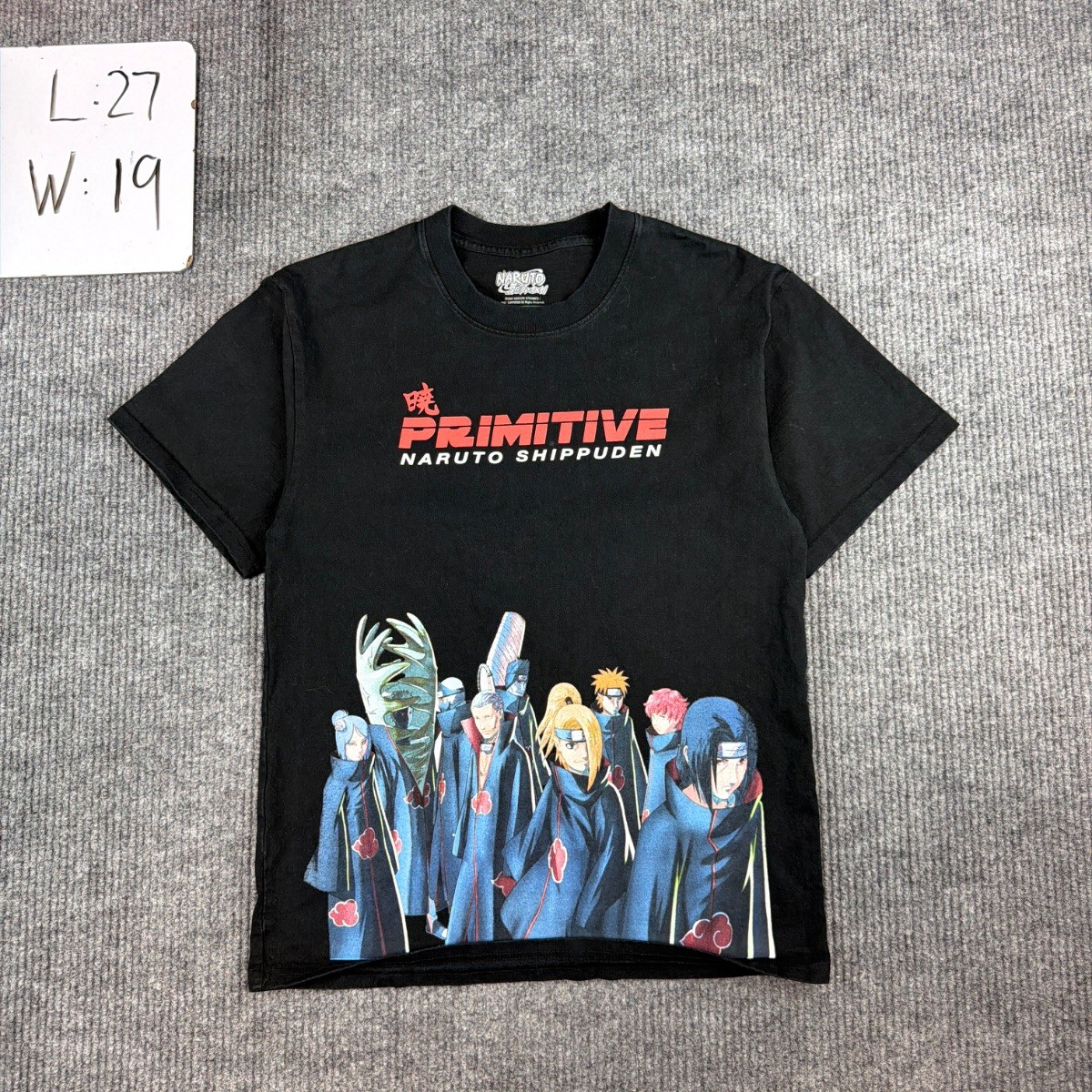 Primitive Skateboarding Primitive x Naruto Shippuden Akatsuki Graphic Tee S
