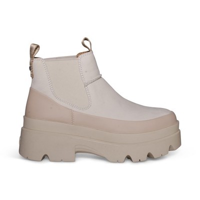 UGG BRISBANE CHELSEA SEA SALT LEATHER WATERPROOF WOMEN'S BOOTS SIZE US 8.5 NEW