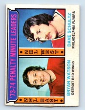 1974-75 O-Pee-Chee *C* Jim Schoenfeld/Dave Schultz Buffalo Sabres/Philadelphia