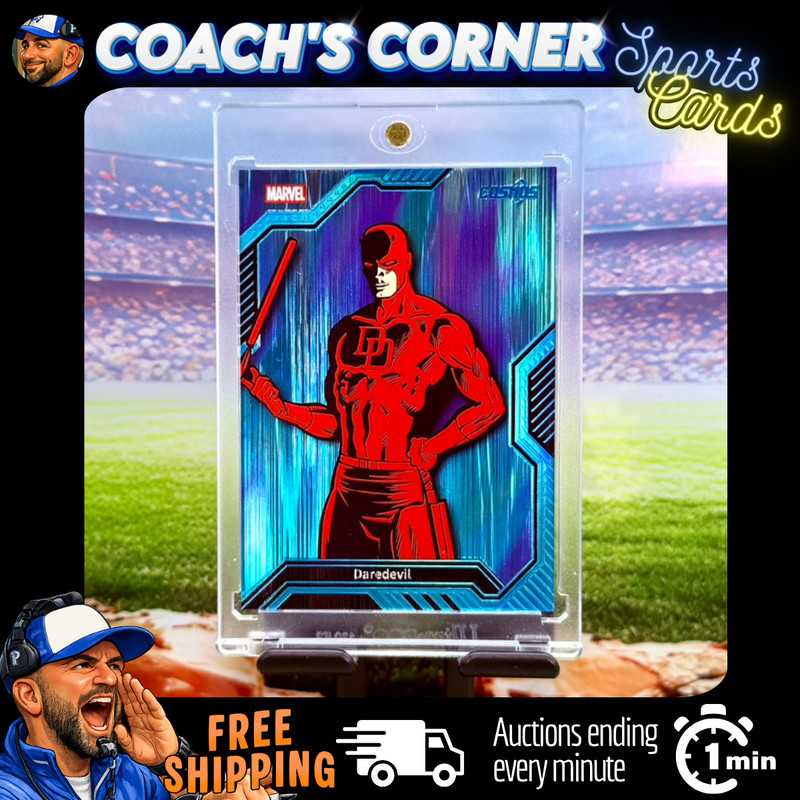 2025 Marvel Kakawow Cosmos Blue Aurora Refractor Daredevil CM-CA-01 🔥🔥