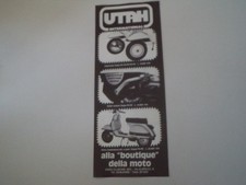 advertising Advertising 1983 UTAH INTERNATIONAL and Vespa PX 125 E - CLUSONE