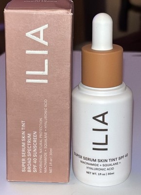 ILIA Super Serum Skin Tint 40 SPF ST10 Porto Ferro Full Size New In Box