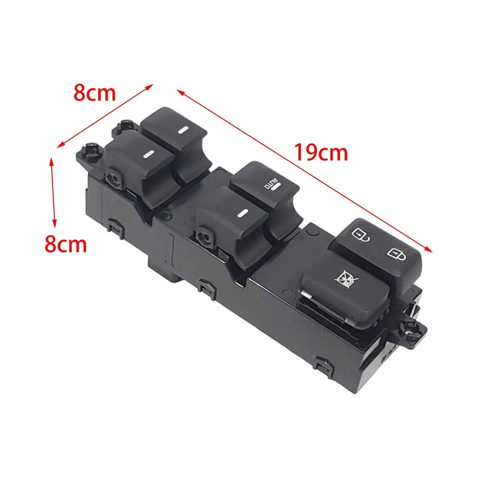 Front Power Window Switch Master Driver Side for Kia Picanto 2012-2015 93570-1Y2 - Image 3 of 4
