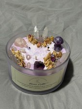 Large Heavy 55cl Custom Buona Notte Crystal Candle The Honeymoon Apothecary