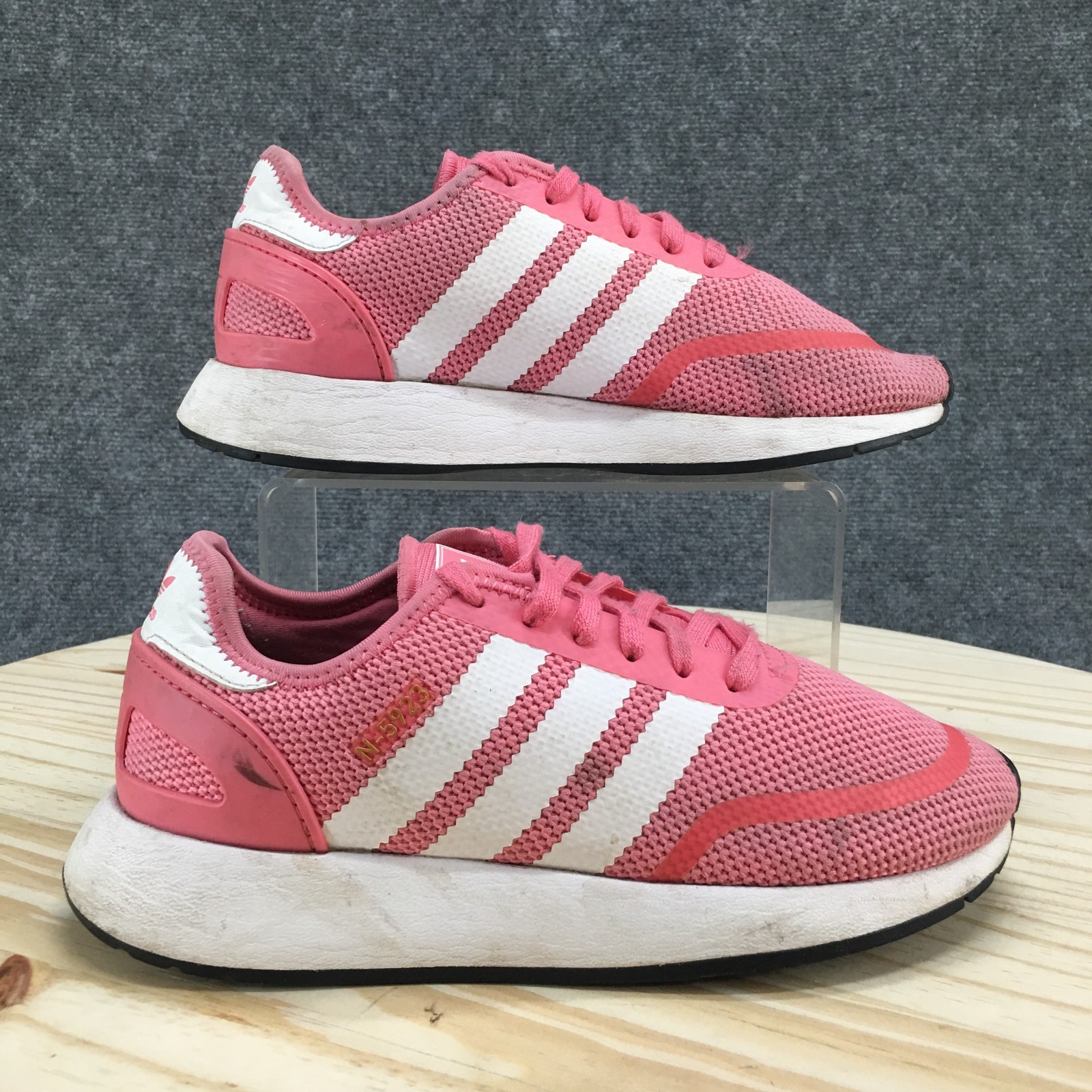 SAOLA Scarpe Adidas Youth 5.5 Originals N 5923 sneakers da corsa rosa maglia basse AC8542