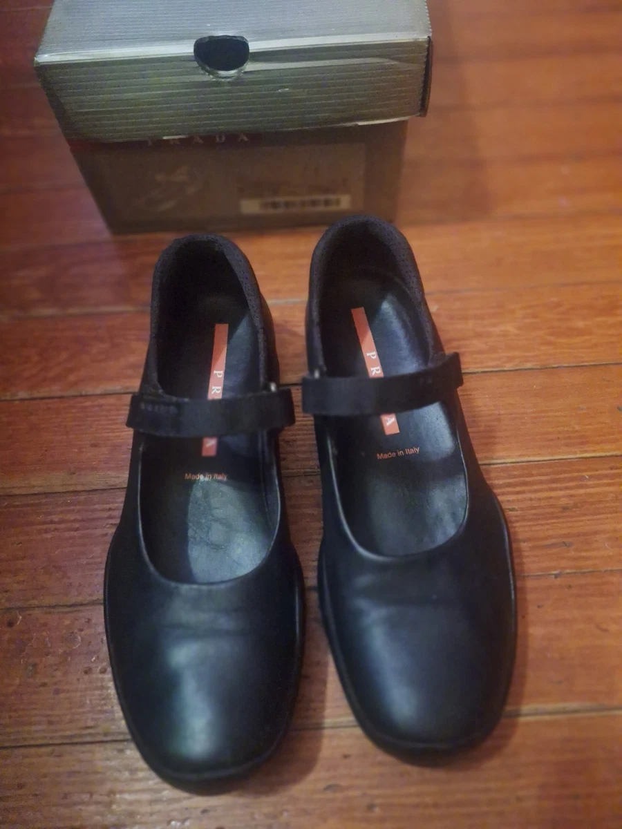 PRADA Women's Leather Upper Mary Jane for sale | eBay