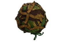 British Army GS Mk6 Combat Helmet 1985 With DPM Scrim Cold War Military Surplu