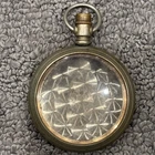 Antique Illinois Watch Nickel Elgin Pocket Watch Case  0661539 Lens Looks Good