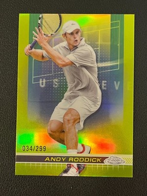 Andy Roddick 2024 Topps Chrome Tennis Lime Green /299 104
