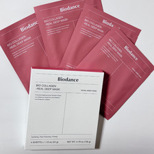 BIODANCE Bio‑Collagen Real Deep Overnight Mask  34g x 4pcs K-Beauty
