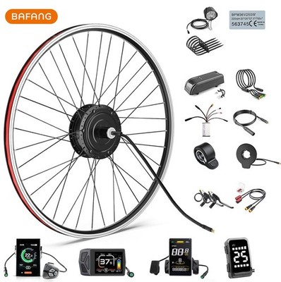 Bafang 48V500W 20'' 26'' 27.5'' 700C Rear Hub Wheel Motor Ebike Conversion Kit USA