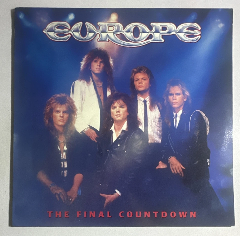 Europe The Final Countdown Lyric Sheet LP Album Vinyl Record EPC 26808 EX/EX - Image 2 of 4