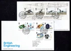 GB - 2019 British Engineering Set and MS on 2 x First Day Cover
