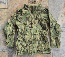 US Navy Green Digital Gore-Tex Working Parka Type III XSmall Short Military
