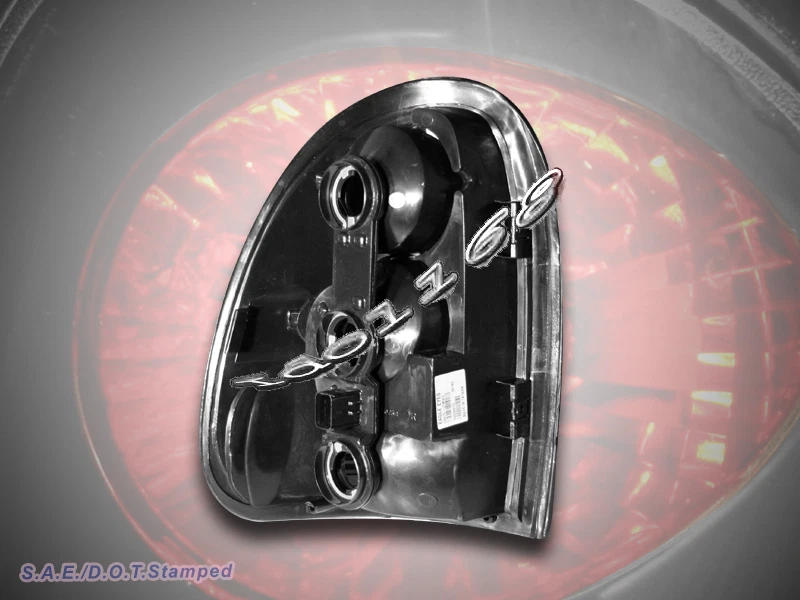 Dodge Caravan Voyager Durango 1996-98-2000 luces traseras negras Foto 2 de 2