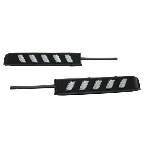 LED Daytime Running Lights DRL Amber White Lamp Fit Toyota REIZ Mark X 2005-2009 - Picture 3 of 11