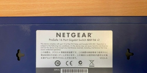 Netgear ProSafe GS116 v2 Gigabit Switch with No PSU Netgear GS116 v2 -Inc VAT - Picture 8 of 8