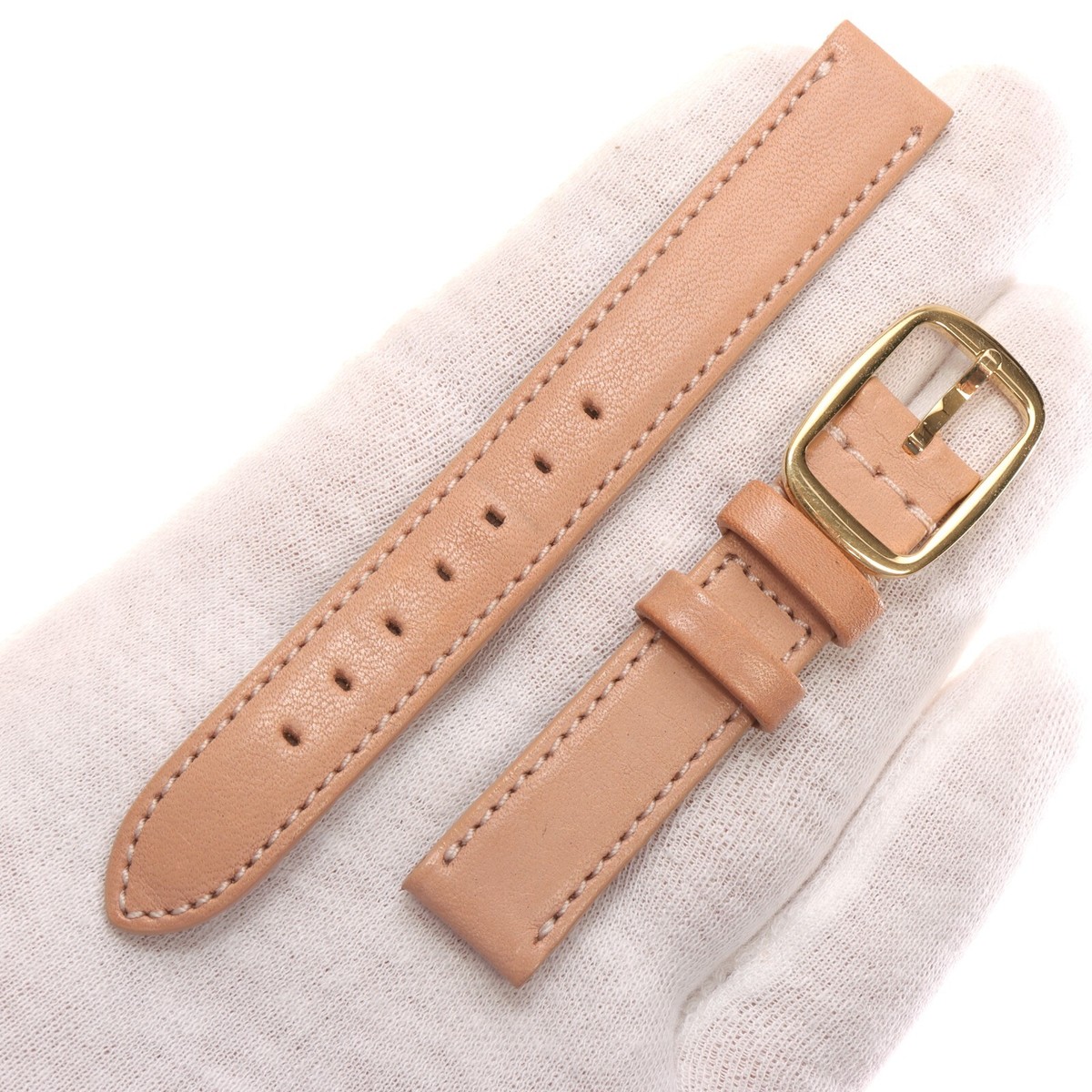 14mm SHINOLA Leather SALMON Watch Band MADE🇺🇸USA 14x14 NOS [0M