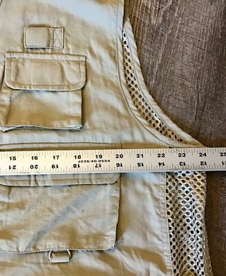 Gilet De Pêche Weekender Traveler Kaki - Taille XL - Homme - Cargo Avec Poches