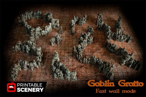 Gaming Gelände - Grotto Cavern Walls - Warhammer DnD Pathfinder - Bild 5 von 8