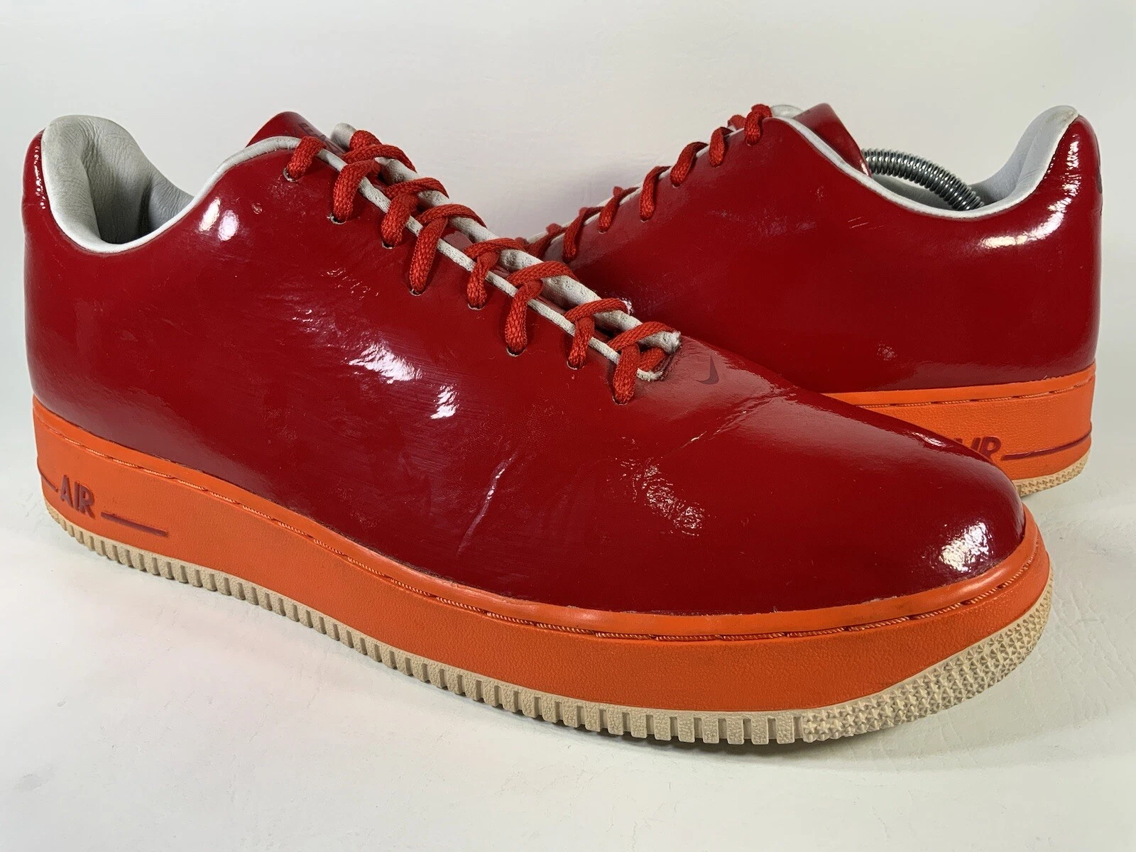Nike Air Force 1 Premium Supreme Varsity Rouge Blanc Orange Hommes Taille 13 313644 681