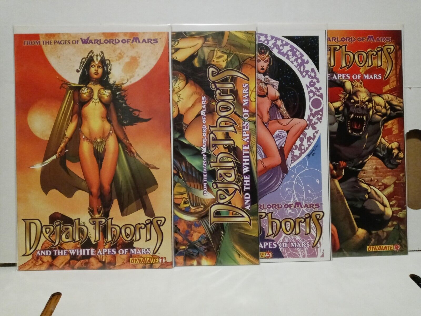 Dejah Thoris and the White Apes of Mars #1-#4 (Dynamite Entertainment, 2013)
