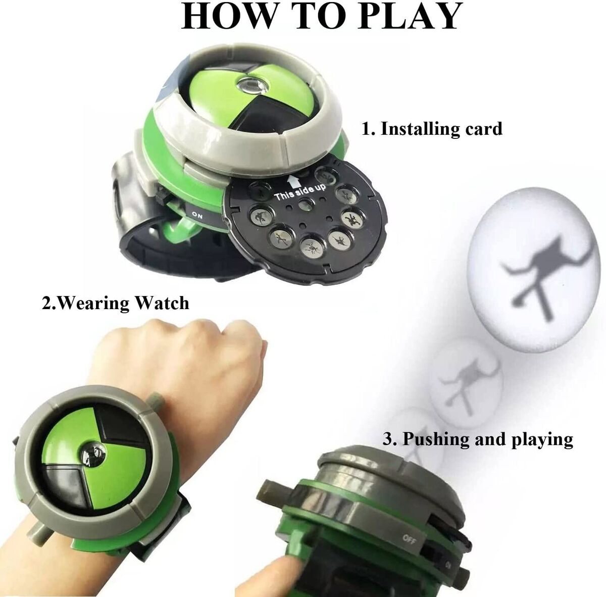 2Pack Ben 10 Omnitrix Projector Watch Toys for Kids Ben Ten Ultimate Alien  Gifts