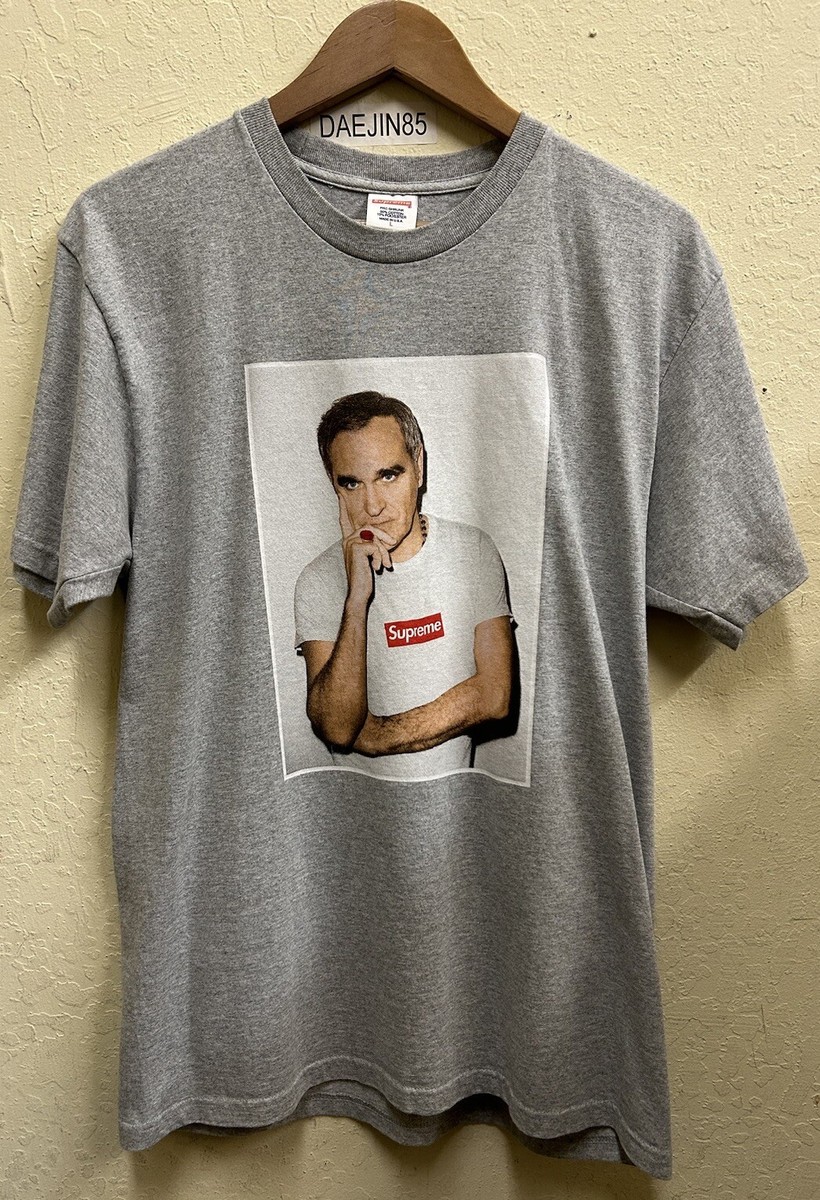 BRAND NEW SS16 Supreme Morrissey Tee Heather Grey Size Large