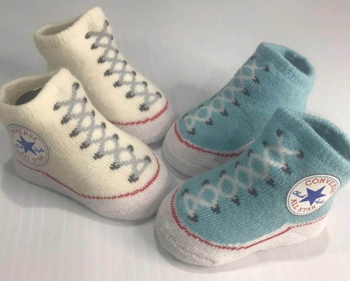 CONVERSE All Infant Baby Booties Knit Shoes SZ M Chuck Taylor Pair eBay