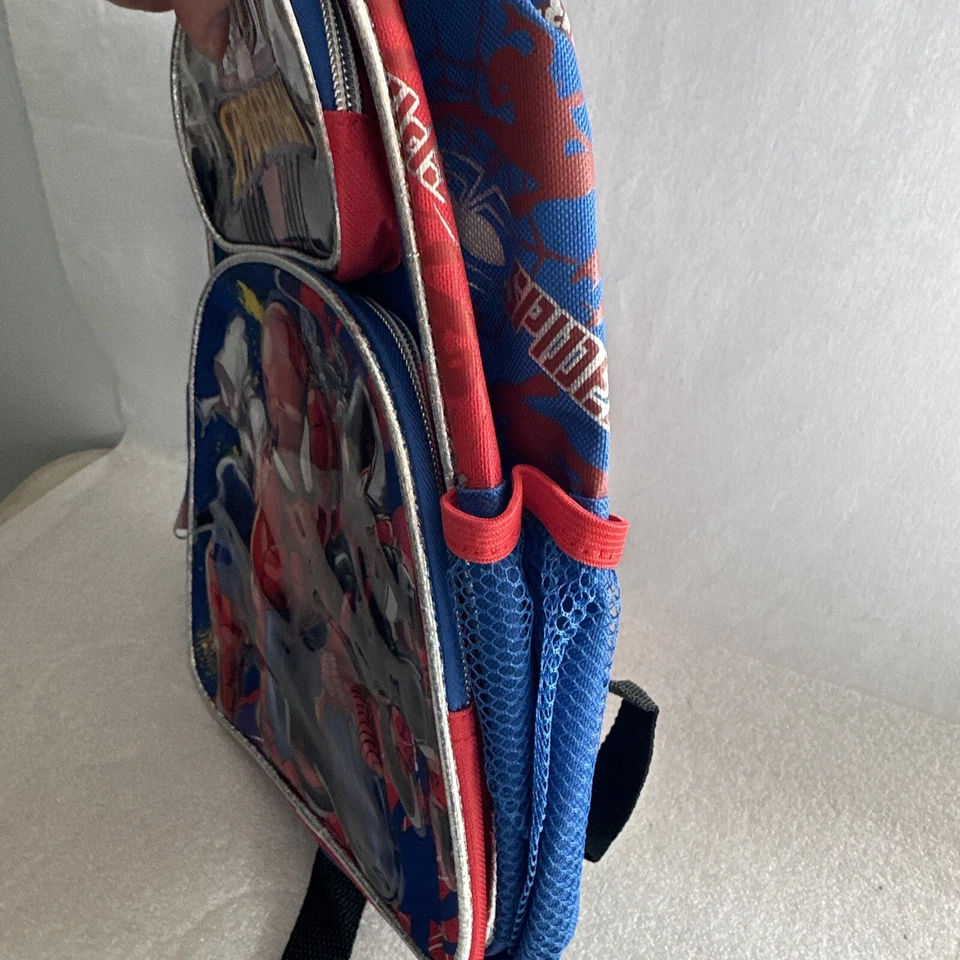 Ruz Marvel Spiderman 12" 3 D Toddler School Backpack Boy's Book Bag - Image 4 of 4