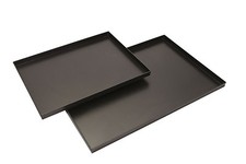 Profi Pizzablech Backblech Kuchenblech Auflaufblech unbeschichtetes Schwarzblech