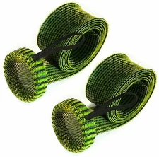 Reaction Tackle Fishing Rod Cover/ Rod Sleeve/ Rod Sock (2-Pack) Swamp Green