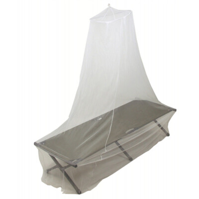 MFH Moskitonetz für Einzelbett weiß 0,63 x 2 x 8 Meter Mückenschutz 