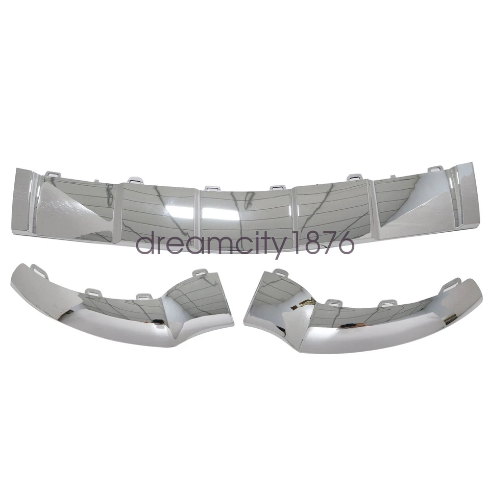 Ajuste para Mercedes Benz GLE400 GLE350 2016-2019 moldura de parachoques delantero Foto 2 de 4