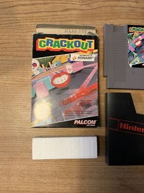 NINTENDO NES Spiel CRACKOUT OVP PAL B Ohne Anleitung- PALCOM Schutzh&uuml;lle OVP
