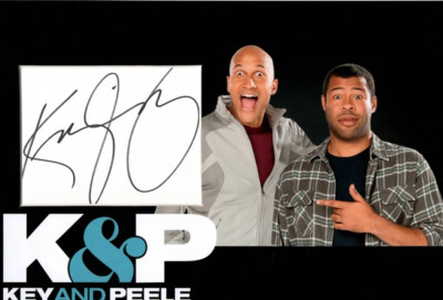 KEEGAN-MICHAEL KEY signiert 12x8 Foto Display KEY & PEELE COA