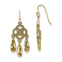 Brass-tone Dangle Earrings on sale Brass-tone Dangle Earrings on sale