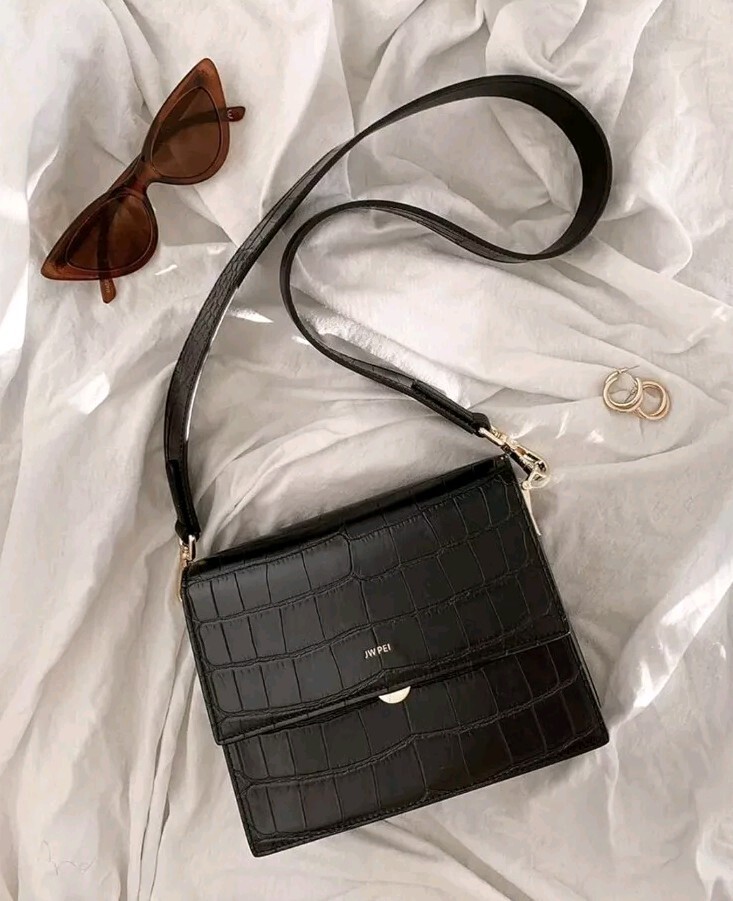 JW PEI Mini Flap Crossbody Bag – Vegan Leather, Push Lock – Women’s Purse,  New!