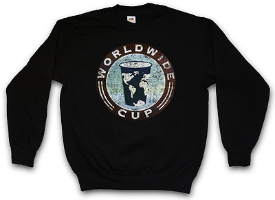 WORLDWIDE CUP SWEATSHIRT PULLOVER SWEATER Shameless Frank Gallagher Coffee Shop