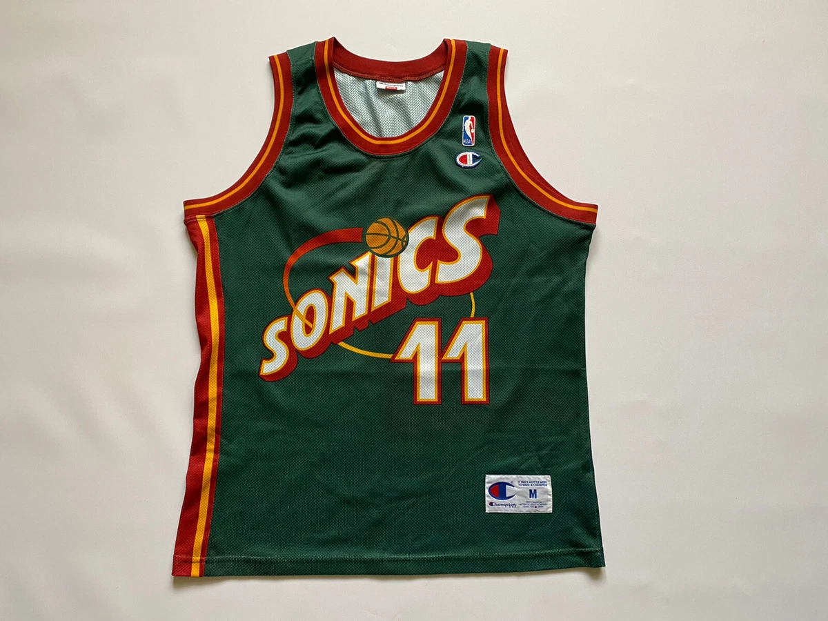 Mitchell & Ness x NBA Seattle Super Sonics Energy Green Basketball Jersey