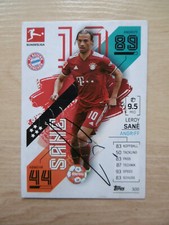 Leroy Sane autograph signed TC Topps match Attax FC Bayern Munich 21/22