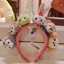 HongKong Disney Duffy Friends Olu Mel Gelatoni Duffy Ears Headband Disneyland