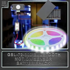 Gun Safe Light Multi Color RGB+W Battery Powered with Motion sensor Bluetooth