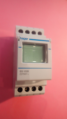 HAGER EG103B - Interrupteur horaire horloge électronique 1 voie 7 jours 16A  230v