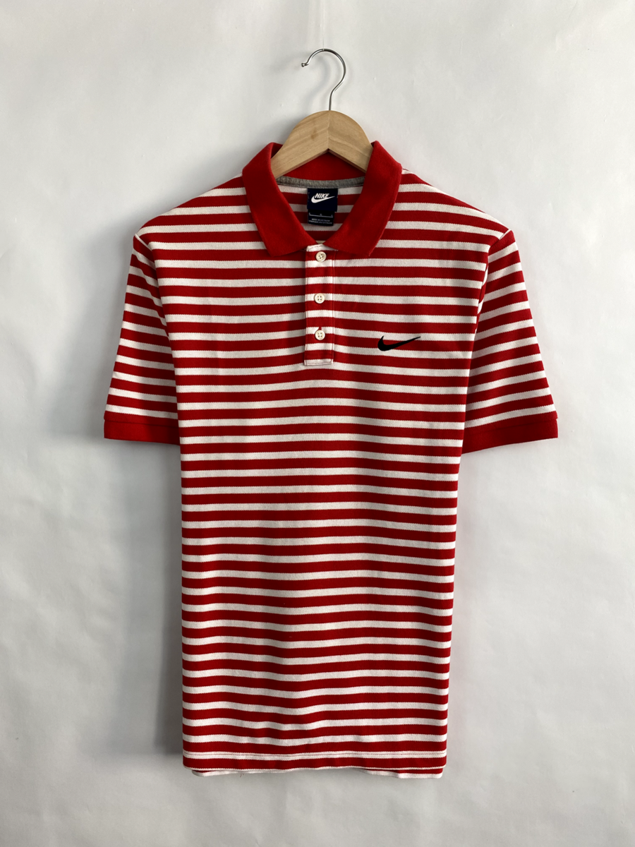 🇺🇸 Vintage Nike polo t-shirt rare retro hype Y2K Size L Color