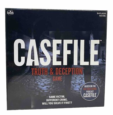 Board Games Casefile: Truth & Deception Board And Card Games   New