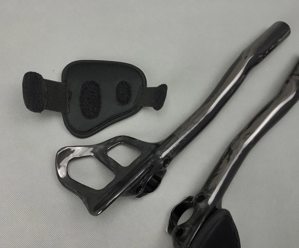 TOSEEK 碳纤维自行车 Aero Bar 公路计时自行车休息车把 31.8 毫米 — 第 4/4 张图片