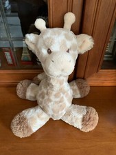 Aurora Baby 10" Giraffe Silky Plush Rattle Toy Excellent