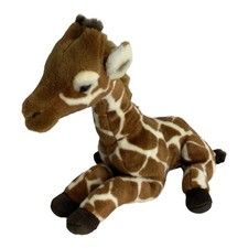 2018 FAO Schwarz Giraffe Plush Laying Down Stuffed Animal Toy Plush Realistic